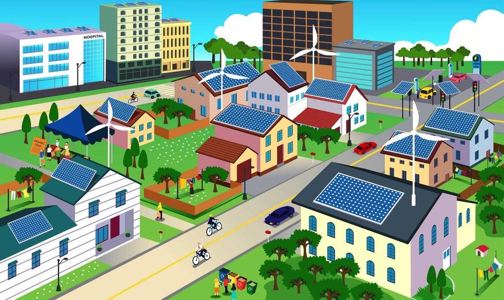 Solarising Secondary Towns : Creating Climate Resilient and Migrant Friendly Towns & Cities These towns would be made into Climate resilient and