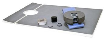 Technical Sheet Concept XPS standard shower tray Comprehensive waterproofing system for built-in showers. The Concept XPS shower tray is a prefabricated system for built-in shower trays.
