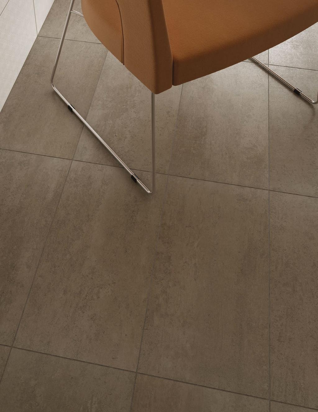 With a nod to minimalist simplicity, Theoretical by American Olean is inspired by the modern, industrial look of cement.