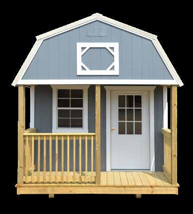 FRONT-TO-BACK WARRANTY Front-to-Back Warranty All About Quality n All exposed materials are pressure treated, including skids, floor joists, flooring,t1-11 siding and trim n 30 Year dimensional