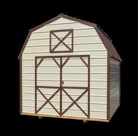 specifications and options may vary by region. See your local dealer for details. Time to Customize! Make your barn your own!