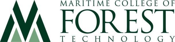 FROM: SUBJECT: MARITIME COLLEGE OF FOREST TECHNOLOGY June 12 th & 13 th, 2018 course offering The Maritime College of Forest Technology s, Department of Continuing Education is pleased to offer a new
