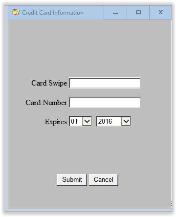 When the processing is completed one of two things will happen. If the credit card transaction was approved, the transaction is completed and two receipts will be printed.