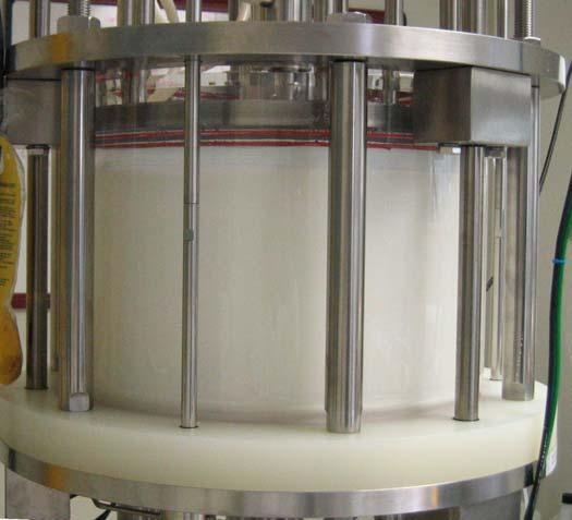 Process Scale Column Packing Slurry height: 30 cm Bed
