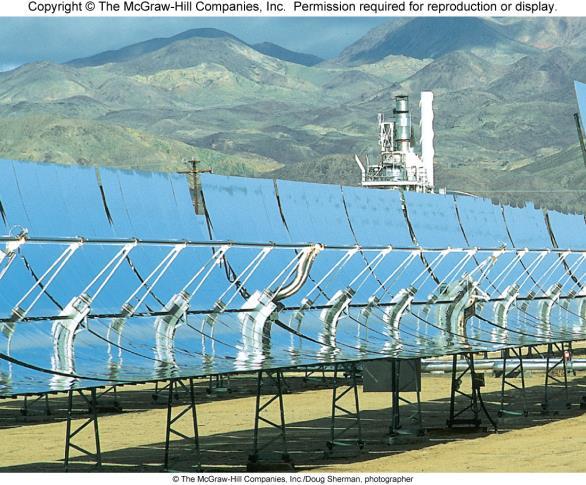 Energy Consumption Solar thermal electric generation Means of producing electricity