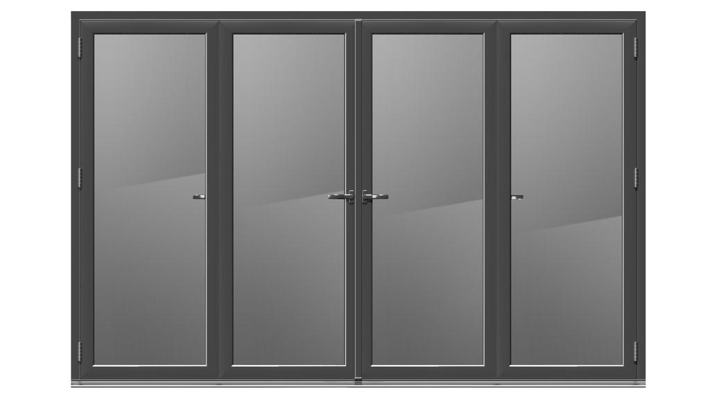 comprehensive range of bi-fold doors including all the popular elevational