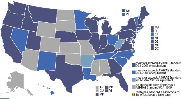 34 Commercial State Energy Code Status AS OF