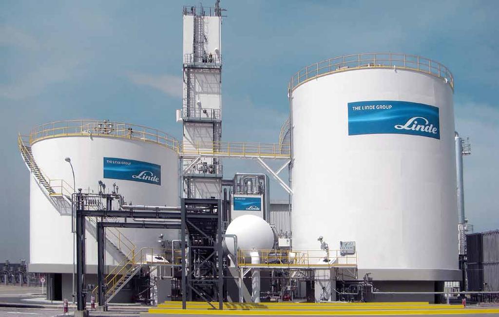 Linde Engineering: Air separation 07 Air separation plant 3000 in Camacari, Brazil Product range of oxygen plants 98 % - 99,8 % 1,000 2,000 3,000 4,500 6,000 9,000 12,000