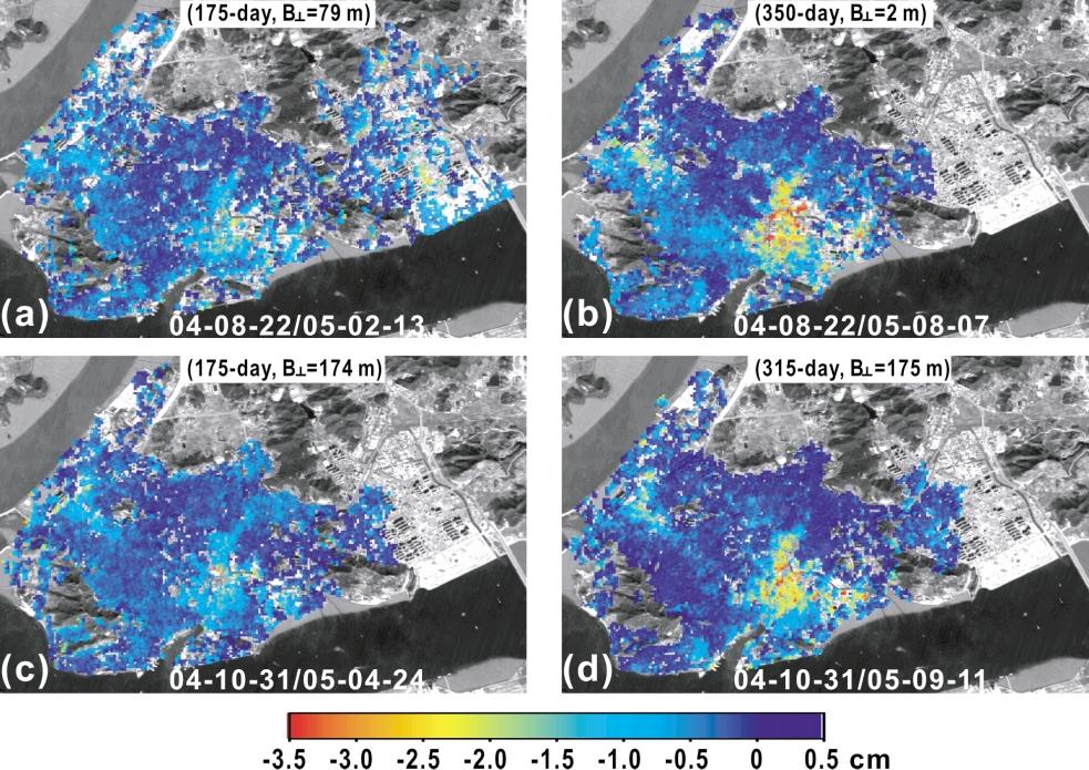 S.-W. KIM et al.: INSAR-BASED MAPPING OF SUBSIDENCE IN MOKPO CITY 459 in Dongmyung and Wonsan, respectively.