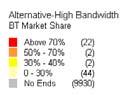 Conclusion on geographic market definition in the low bandwidth AISBO market 6.