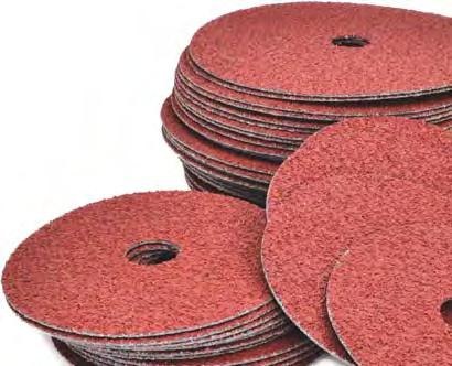 RESIN FIBER DISCS General purpose. Affordable choice for soft metals. Also available in 5/8"-11.