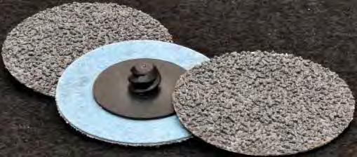 As an entire layer of abrasive grain is worn away, another layer is exposed. The compact grain construction results in less loading, longer life and a consistent finish.