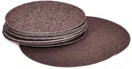 PSA DISCS General purpose metalworking. Affordable choice for soft metals. Cloth backing adds strength. PSA Disc Holders available on page 43.