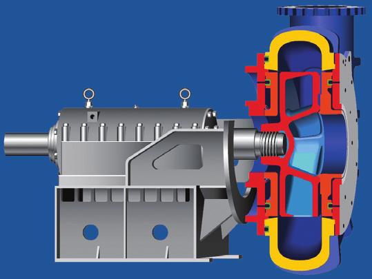 2 GIW Dredge Pumps Hard Wearing Pumps GIW Proprietary Material Options for Longest Wear Life: Large Free Passage and Higher Efficiencies Wear life is the most important feature in the design of GIW
