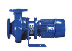 7 Eta Family Etabloc Close-coupled, single-stage volute casing pump, with replaceable shaft sleeve and casing wear rings. Ratings to EN 733 and design to ATEX.