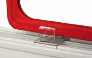 POSTERLINE ACCESSORIES Frame holder Application: For attaching frames above or below the PosterLine profile and to freezer rails (see p. 61). Art. no.
