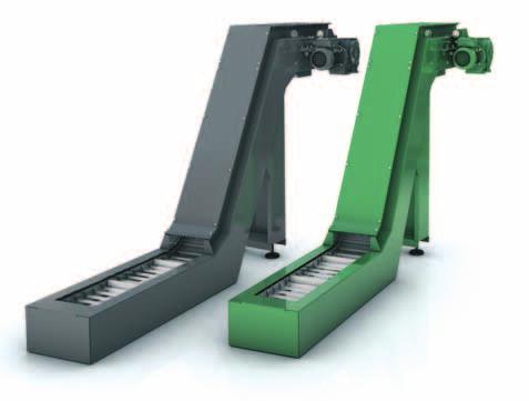 Pitch of the hinged belt t = 63 mm The conveyor type for most mechanical engineering applications. SRF 100.