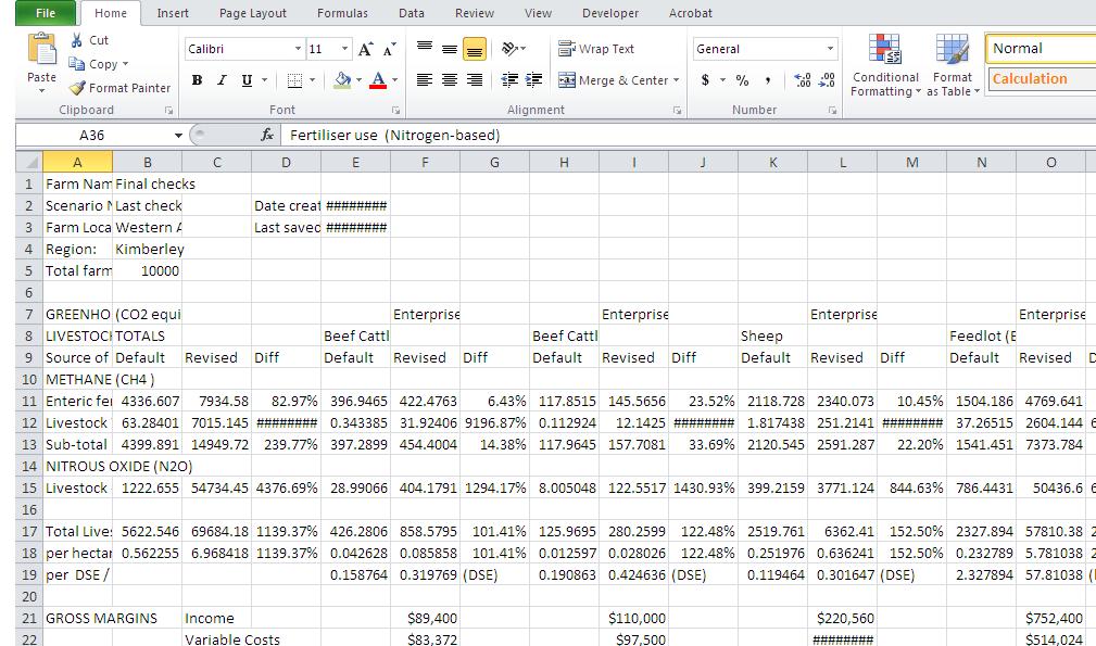 CSV files The CSV (comma separated files) contain the data from the enterprise or whole farm reports.