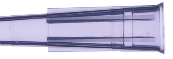 Universal Tip collar fits all popular pipettes. The use of multiple cavity tools guarantees high conformity within one batch.