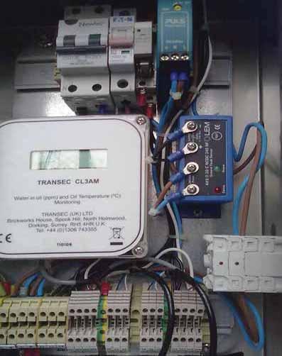 CL3AM PERFORMANCE The TRANSEC system has the capacity to remove approximately 10 litres of water from a transformer before saturation, but the rate at which it will adsorb water will depend on many