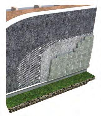 THE INDUSTRY-LEADING DRAINAGE PLANE AND METAL LATH SYSTEM FOR ADHERED MASONRY VENEERS Designed for use with stucco, thin brick, stone and other types of adhered masonry.