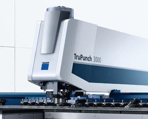 TruPunch 3000 Resource-efficient universal machine. TRUMPF is the first manufacturer in the world to offer punching machines designed for skeleton-free processing.