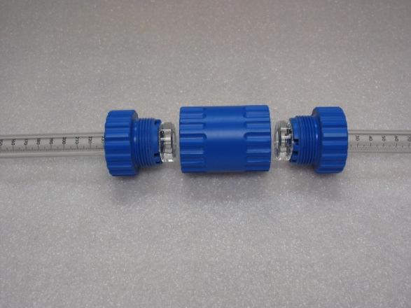 Features & Benefits: 10. PACKING ADAPTER Since most columns will be wet or slurry packed, a packing adapter will be used.