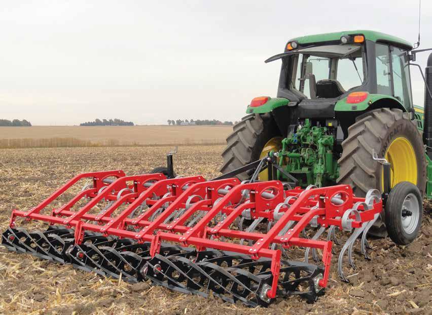 800 SERIES FIELD CULTIVATOR The ideal combination of light weight & adaptability Put this