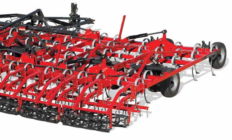 Powerful Mechanical Advantages Six rows of signature vibrating S-tines power through even the toughest trash S-tines can move back 7" (17.