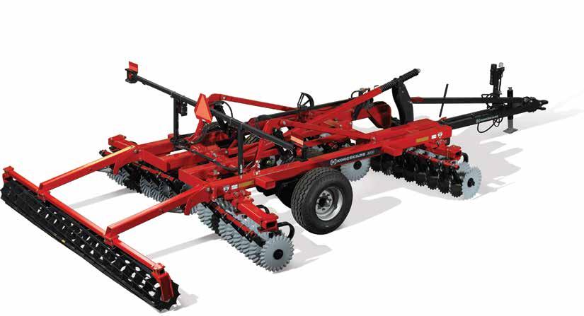 KONGSKILDE 9200 SERIES VERTICAL TILLAGE SYSTEM Powerful single-pass soil prep for any season The new evolution of our toughest tillage system