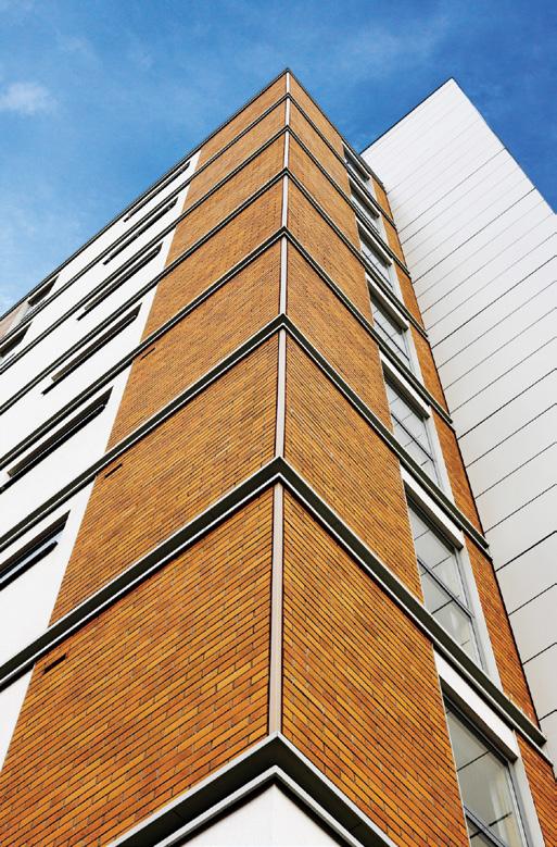 Around the world, CORIUM s unique, patented brick tile system has a proven track record in quick, simple, unique high-rise construction and is emerging as a favoured material for buildings of all