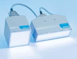 short cycle times Lamp heads are easy to install Easy integration into systems DELOLUX 20, 202