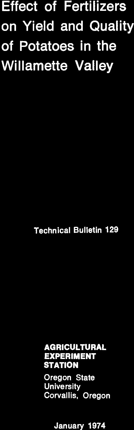 314 LIBRARY ORt4N IT' ~- UNIYE"iTY Technical Bulletin 129