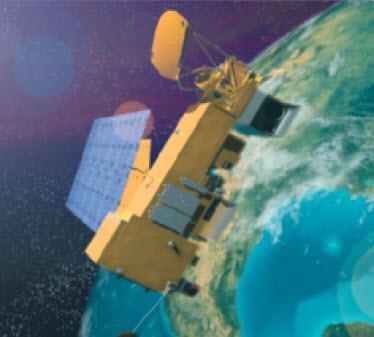 Climate-related satellites launched into space make up the