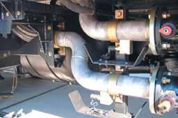 without insulation Complete system with bent stainless steel Expansion joint in the exhaust system.