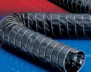 BARDUC With extremely smooth interior surfaces, high axial stiffness and good flexibility, our AIRDUC and BARDUC profile hoses are lighter in weight than