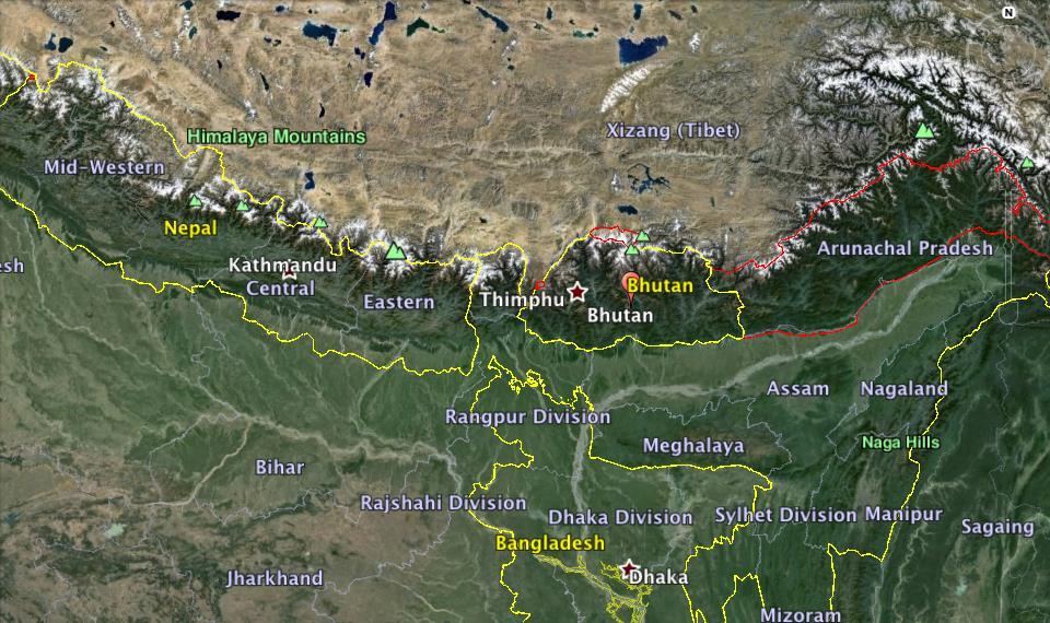 Landlocked Eastern Himalayas: A Fragile