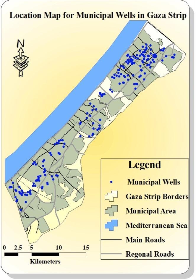 1. Introduction: The Gaza Strip is located on the south eastern corner of the Mediterranean Sea, the width ranging of between 5Km in the middle to 8Km in the north and 12Km in the south.
