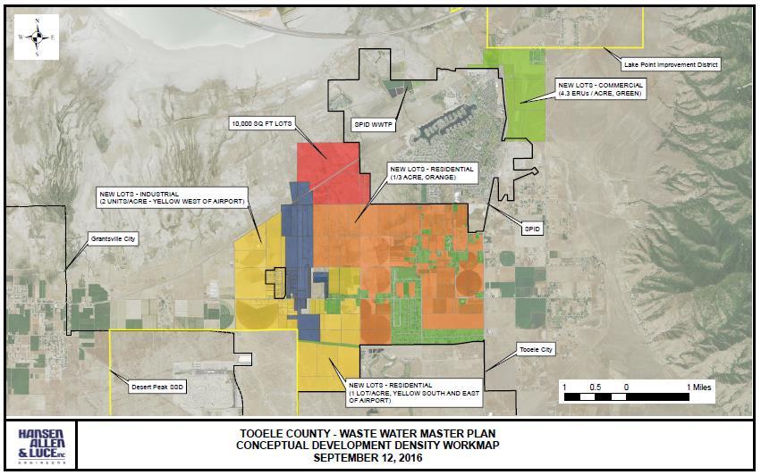 Tooele County Wastewater Master Plan Treatment Evaluation Technical Memo As noted above, expansion of the lagoon system will be limited by their ability to address nutrient limits established by new