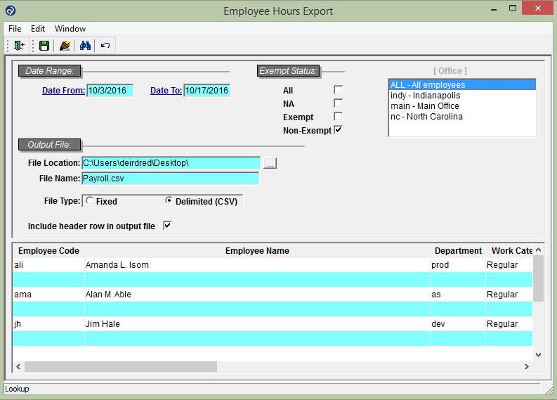 Missing Time Alert Advantage Missing Time is an application that runs independently as a Windows Service and is used to monitor employee time.