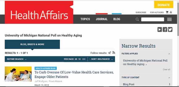Blog Post Collection Our latest content offering! Blog post collections are the perfect way to elevate awareness of an important topic or seminar that you would like highlighted by Health Affairs.