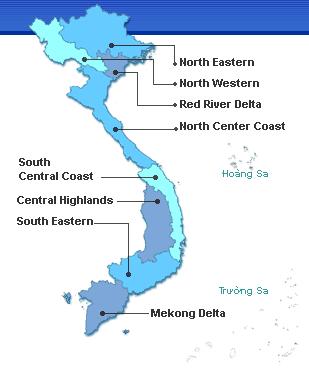 Socio-ecological regions of Vietnam