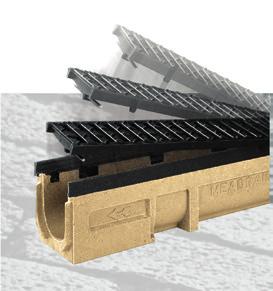 MEADRAIN PROFIX CHANNEL COVERS EASY, FAST AND SAFE PROFIX RAPID GRATING LOCKING MECHANISM FOR MEADRAIN EN AND ENS CHANNELS For all professionals who look for an easy, fast and convenient