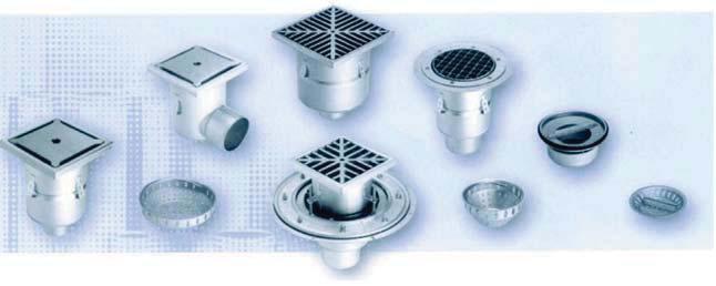 INDUSTRIAL FLOOR DRAINS The quality of a drainage system is often dependent on the water trap.