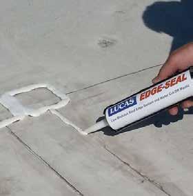 Roofing Sealants 1500 Elastomeric Acrylic Sealant Intended for sealing fine cracks and penetrations in concrete and masonry structures prior to coating with Lucas 2000.