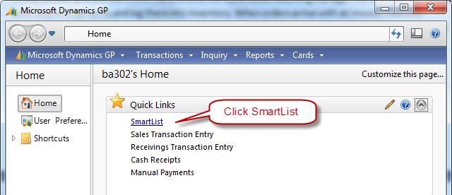 You can now close the Sales Transaction Entry window.