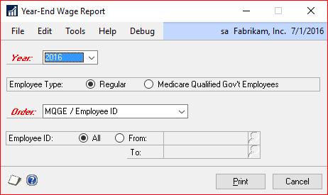 Chapter 6: Report procedures You can generate either detailed reports or summary reports in your year-end procedures, as needed. You also can customize your reports.