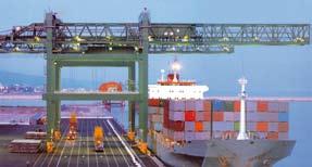 Our Ship to Shore cranes ensure high productivity and