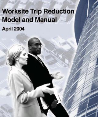 Selected TDM Research Past: Worksite Trip Reduction Model and Manual Analyzing the