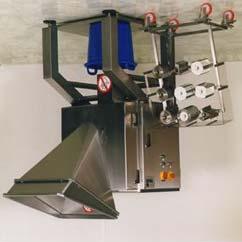 Food Processing Equipment Slicing/Stripping/Dicing Machine Options: This machine is equipped with 3-phase cutting system: 1. Slices 2. Strips 3.